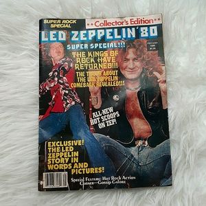🎸Vintage Led Zepplin '80 Collector's Ed. Magazine